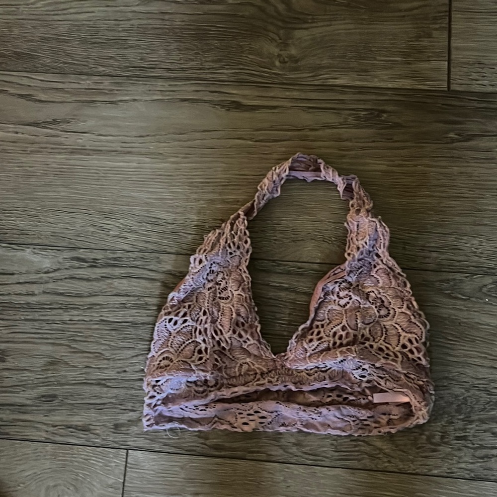 purple bralette